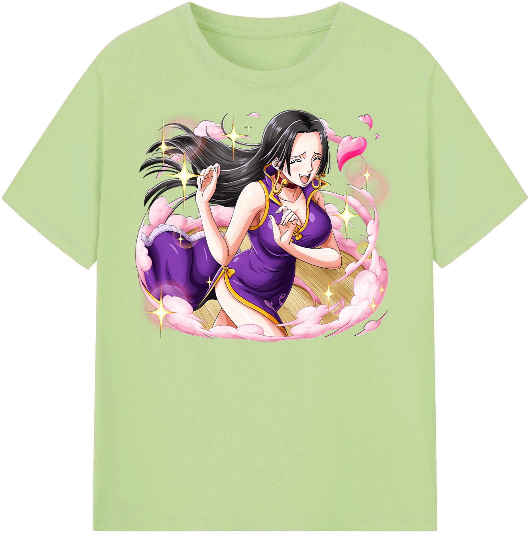 ワンピース ボア・ハンコック ONE PIECE Boa·Hancock 綿100％半袖Tシャツ（フロントプリント）